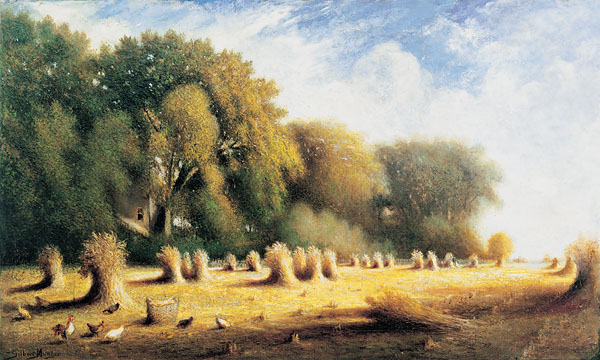 Cazenovia Wheat Field painting