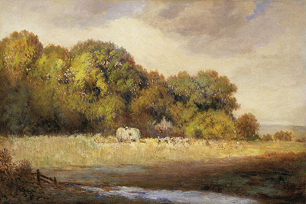 Cazenovia Hay Field painting